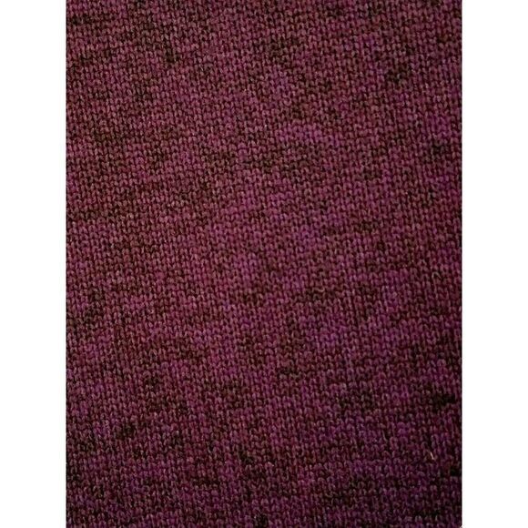 Croft & Barrow Full Zip Fleece Long Sleeves Purple Pockets Polyester Womens M - Picture 6 of 7